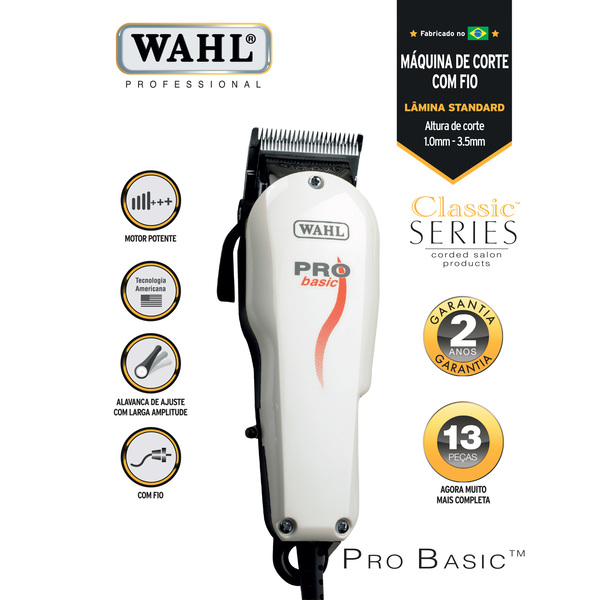 Maquina de cortar cabello wahl pro basic new arrivals